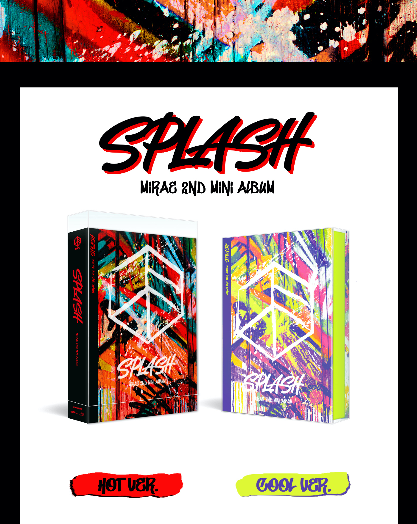 【10月10日開催/1部】Splash – MIRAE 2nd Mini Album【オンライン個別握手会対象】