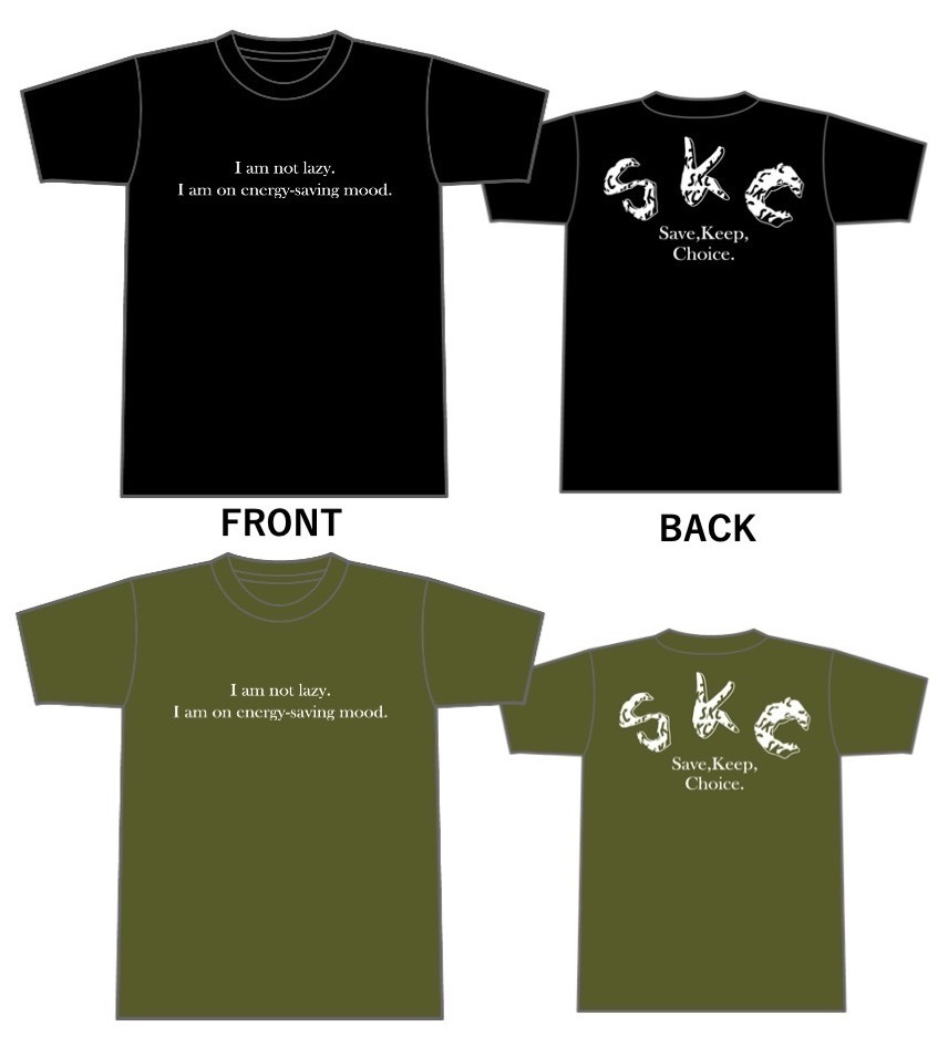 SKC Tシャツ【ブラック/カーキ】