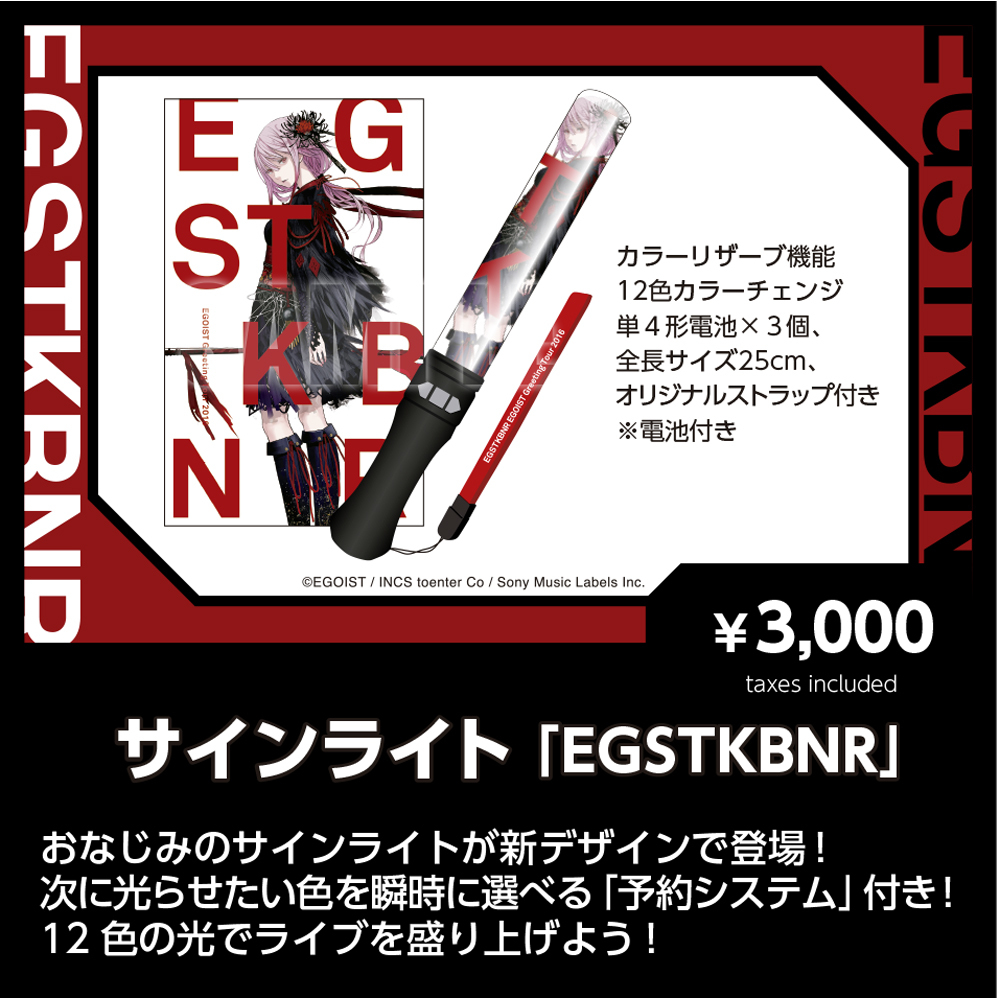 サインライト「EGSTKBNR」