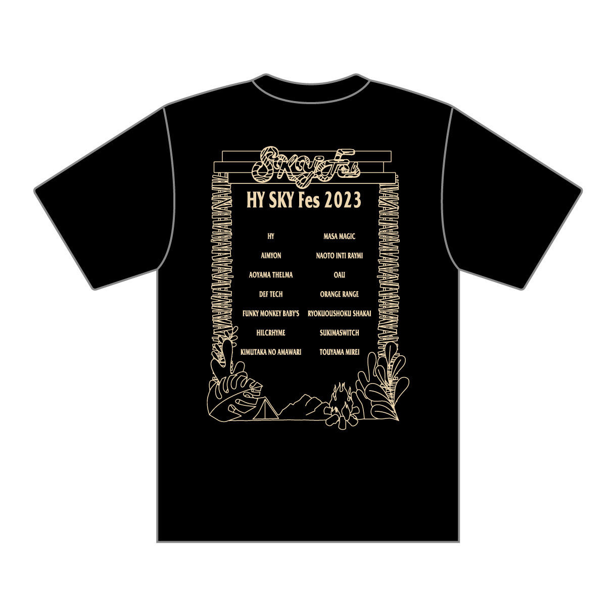 SKY Fes 2023 ロゴ Tシャツ(ブラック)