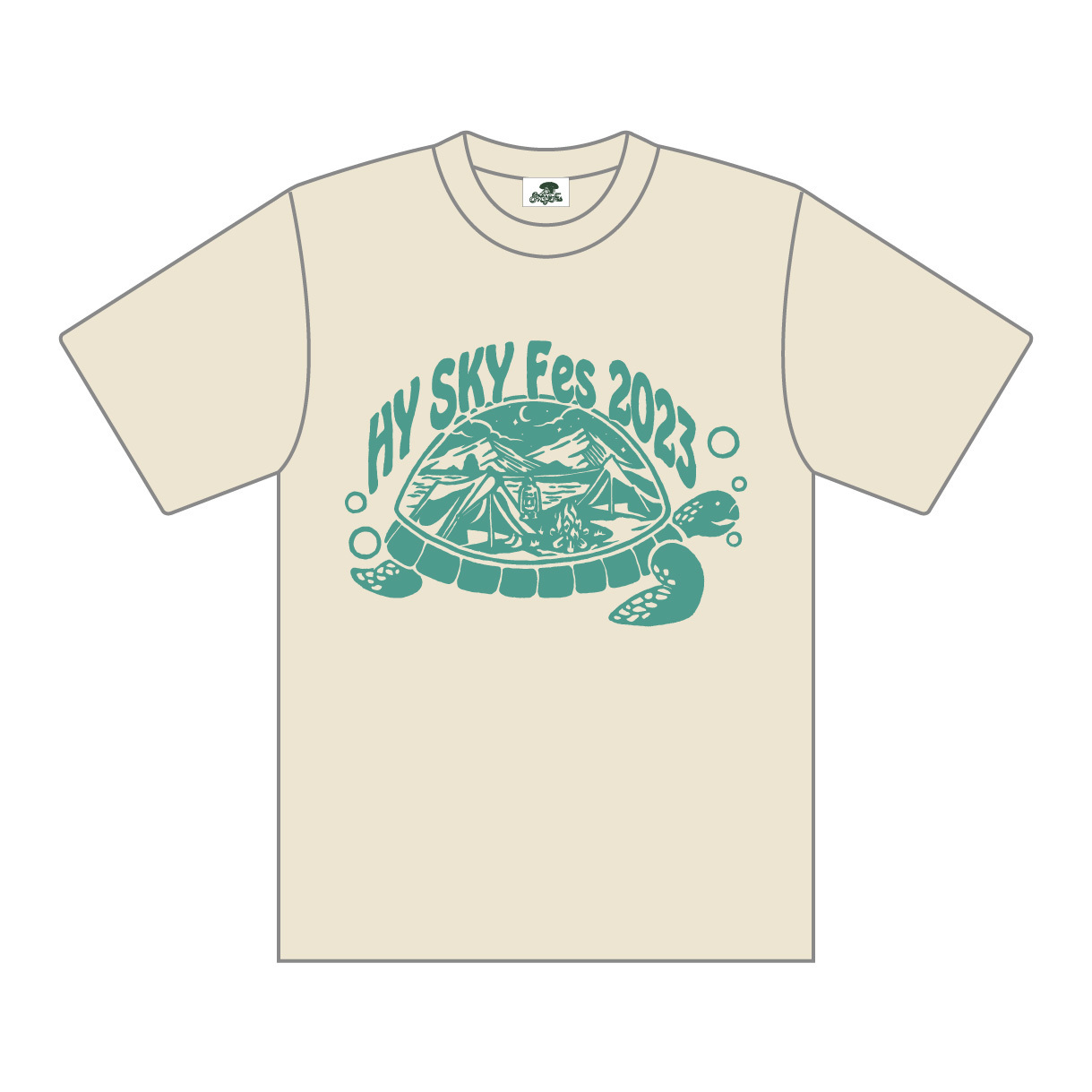 SKY Fes 2023 Sea turtle Tシャツ (アイボリー) | HY