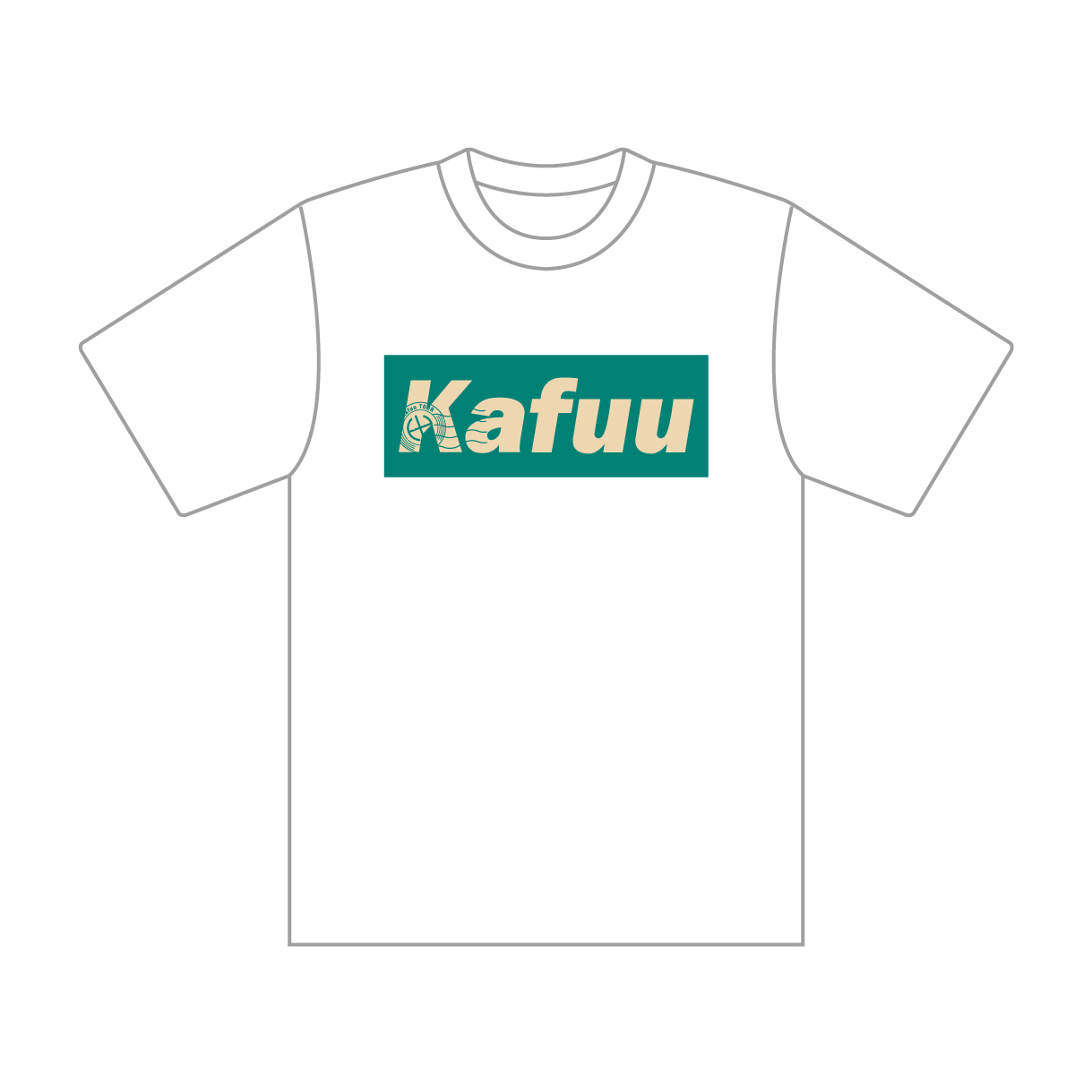 【SALE】Kafuu ロゴ Tシャツ（ホワイト）