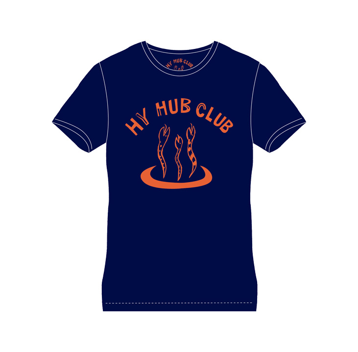HUB CLUB限定 Tシャツ