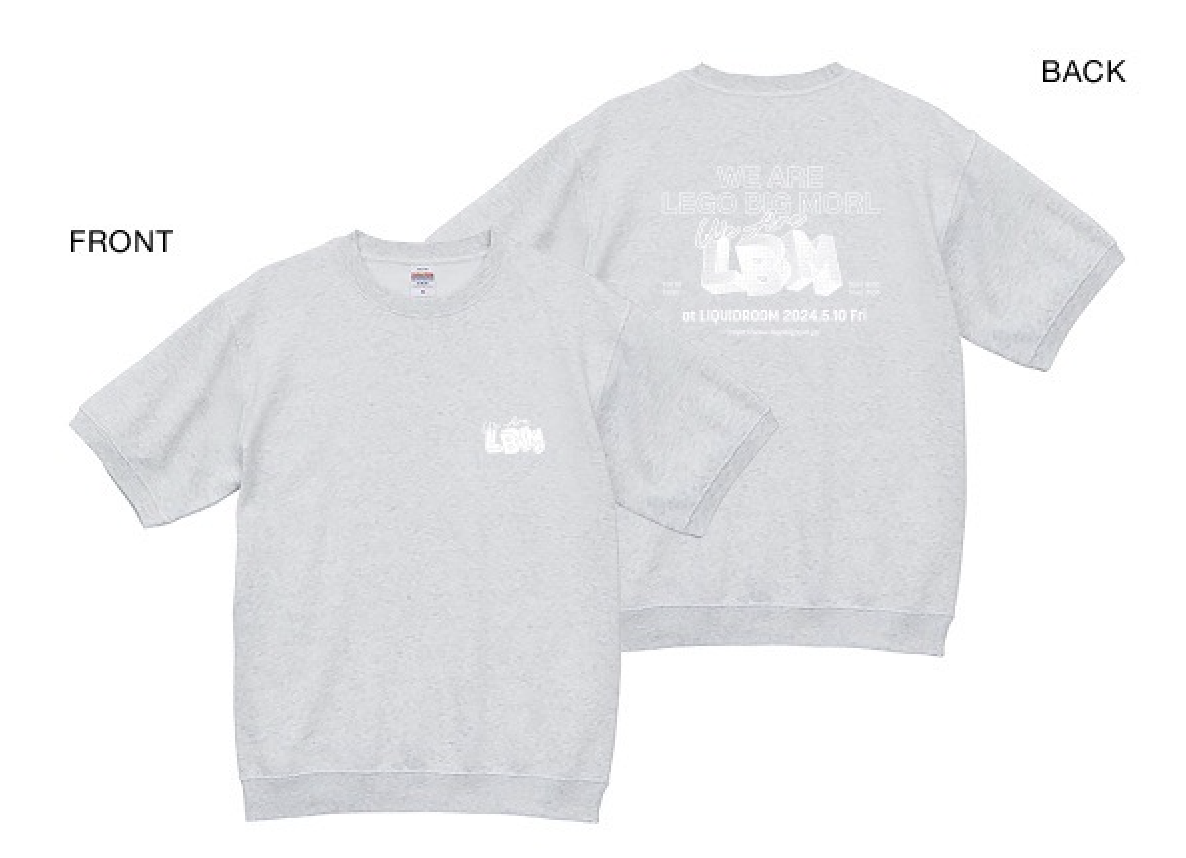 Short Sleeve Sweatshirt（Ash）