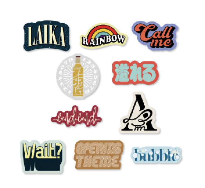 Member Select Title Big Sticker (全10種)