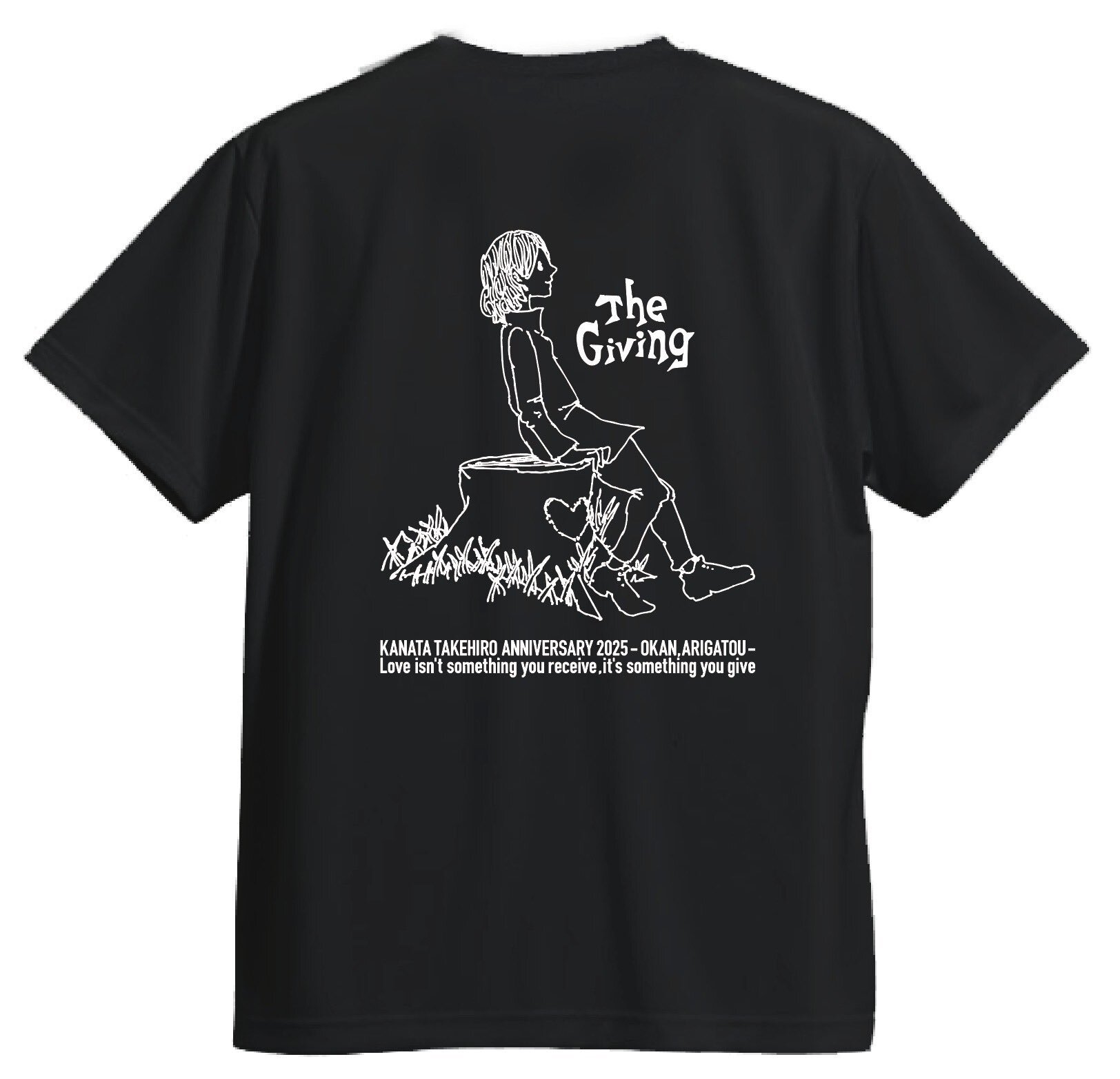 The Giving T-Shirt（White / Black）