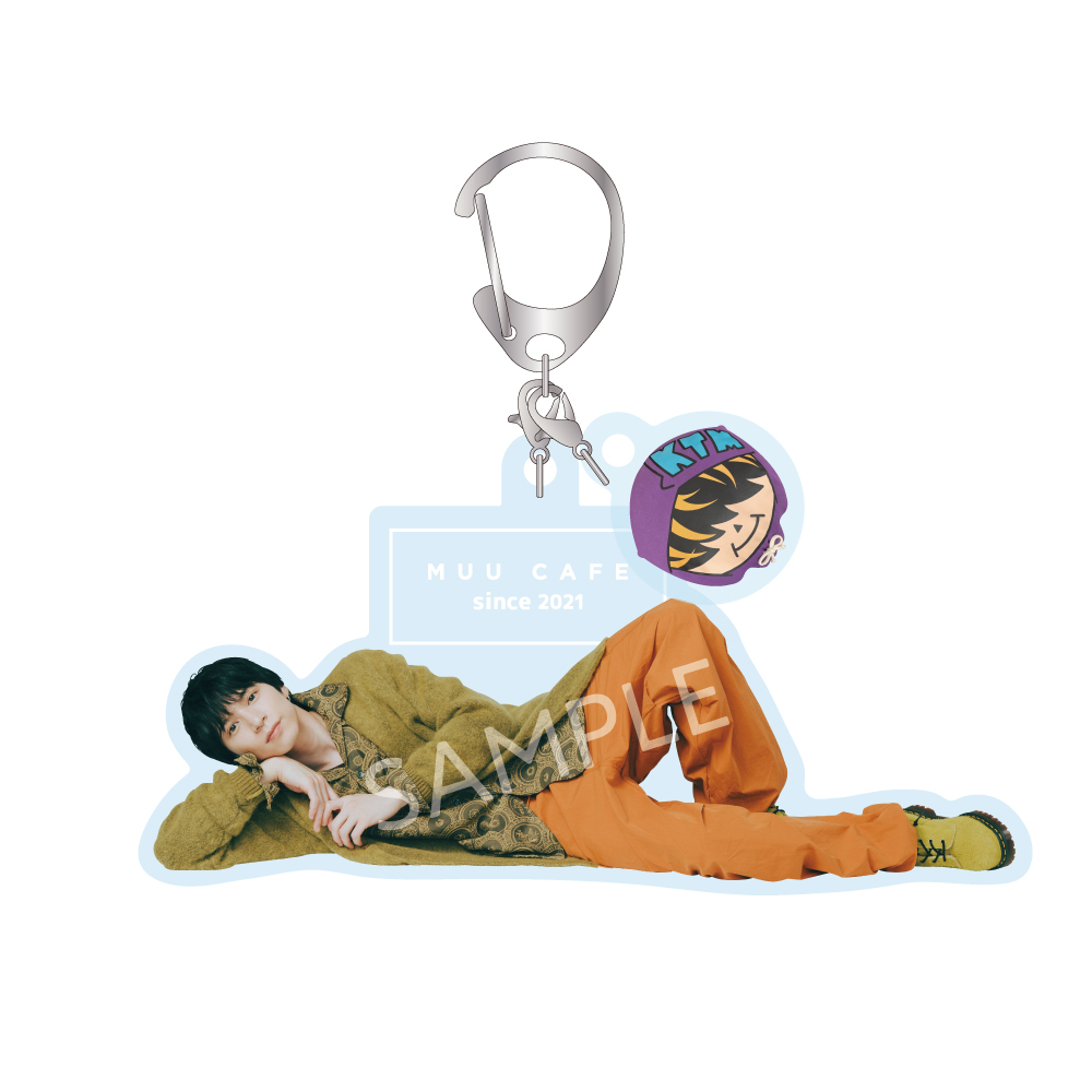 アクリルチャーム2連キーホルダー