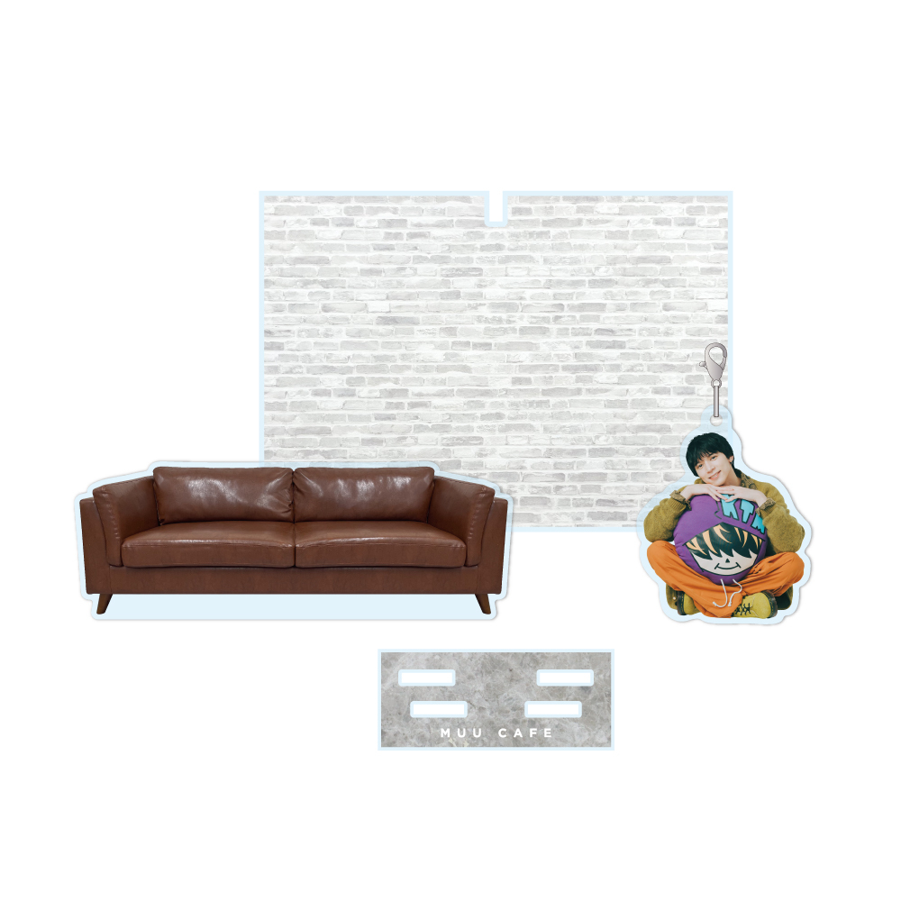 むーかふぇ部屋ジオラマ風アクリルスタンド