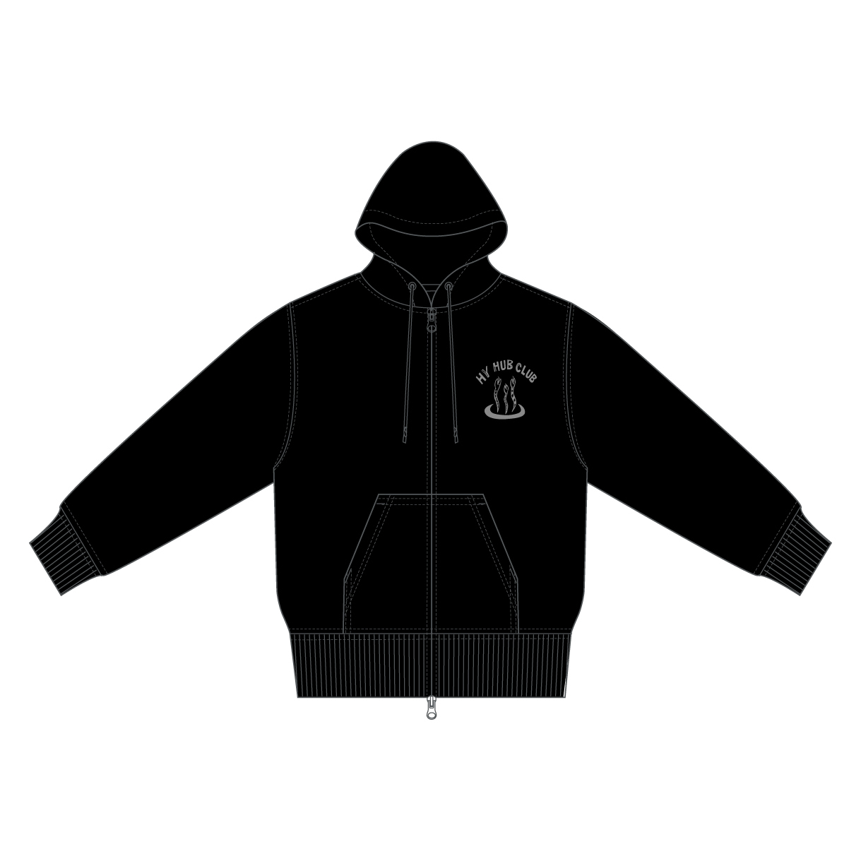 【追加販売】HY HUB CLUB PARTY 2025 ジップパーカー