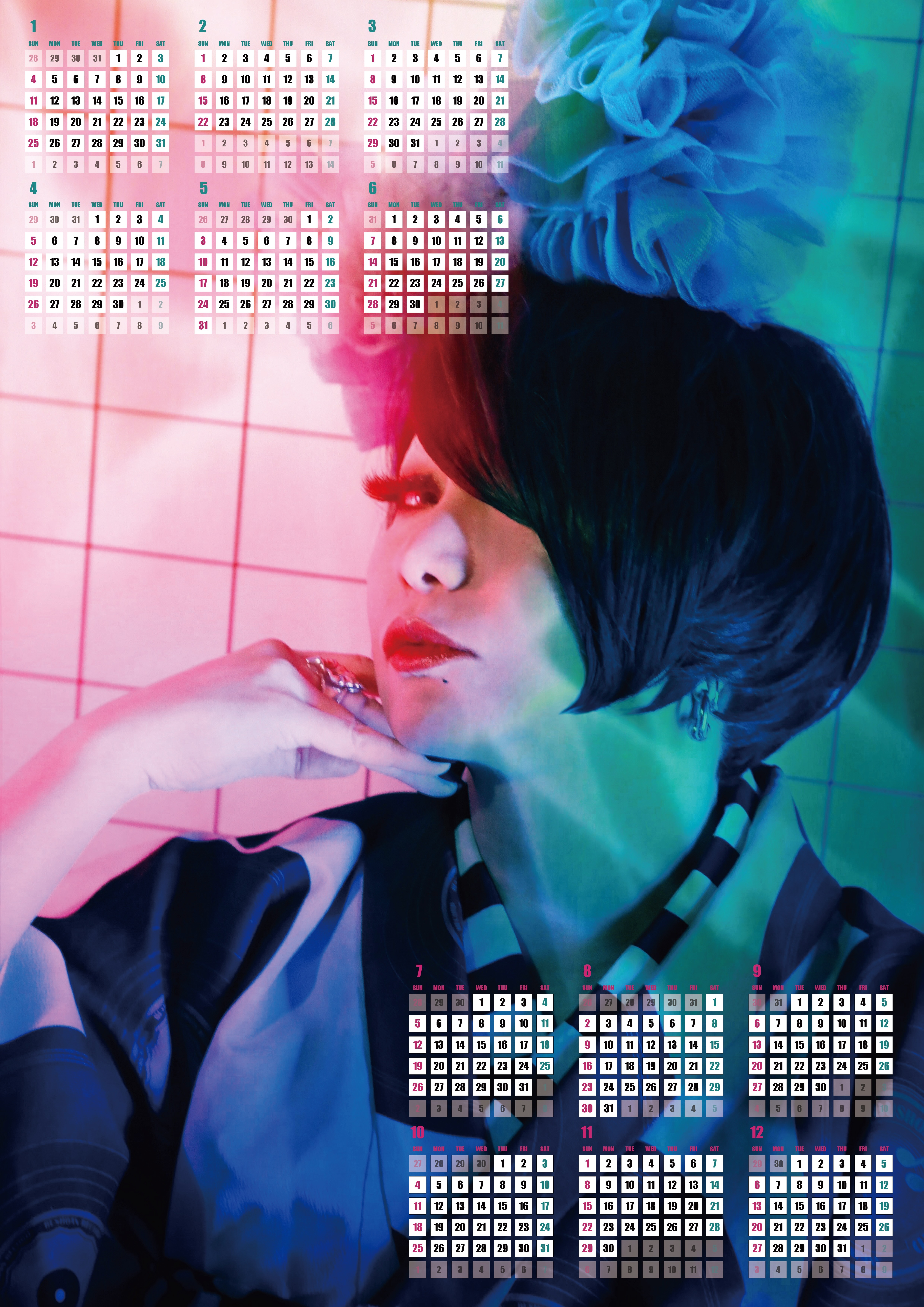 マリアンヌ東雲カレンダー2026