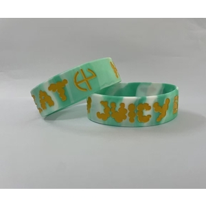 HY JUICY BEAT ラバーバンド グリーン×オレンジ