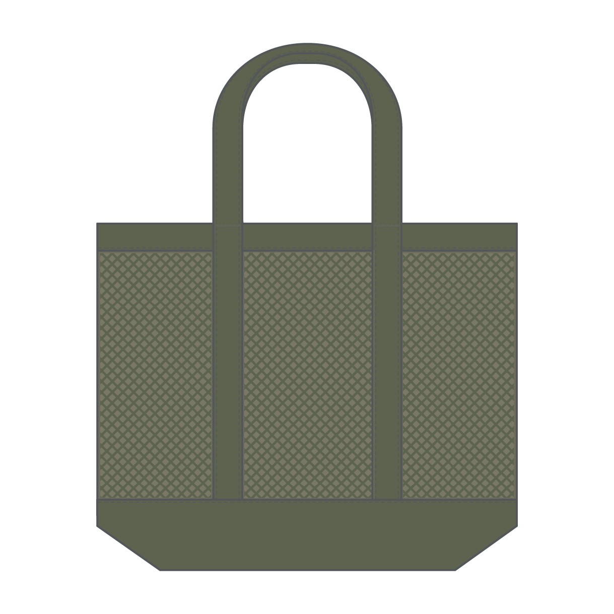 TIME TRIP レコードメッシュトートバッグ