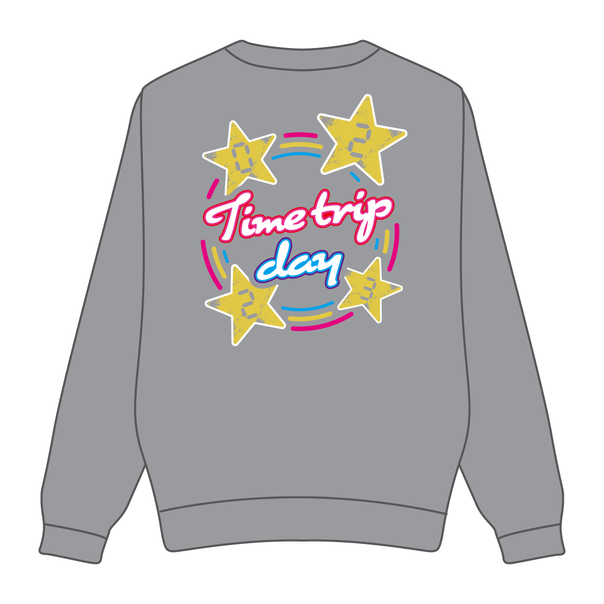 Time Trip Day Sweat（ミックスグレー）