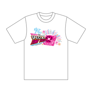 TIME TRIP レコードネオン Tシャツ（ホワイト）