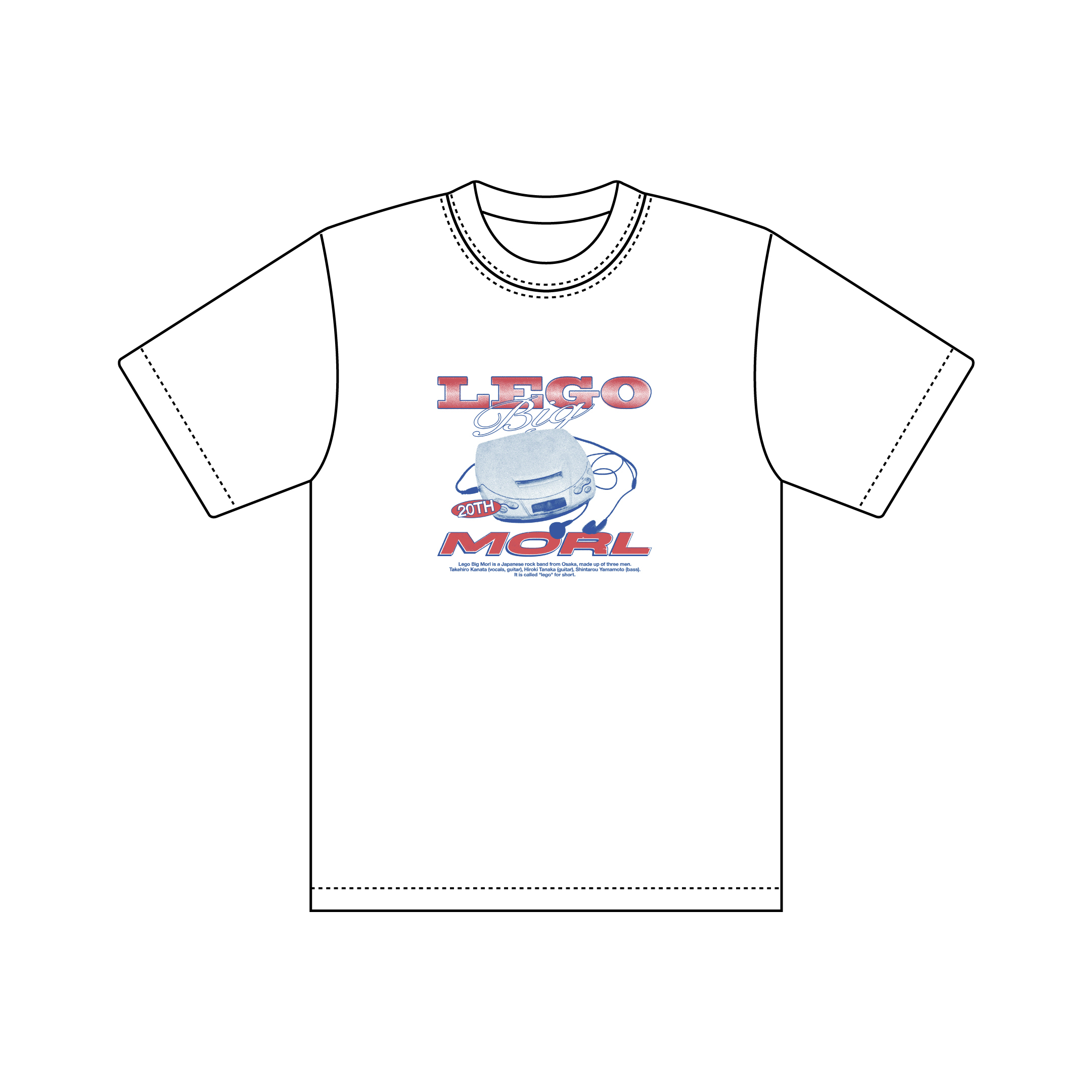 “Retro”T-shirt [vintage white]