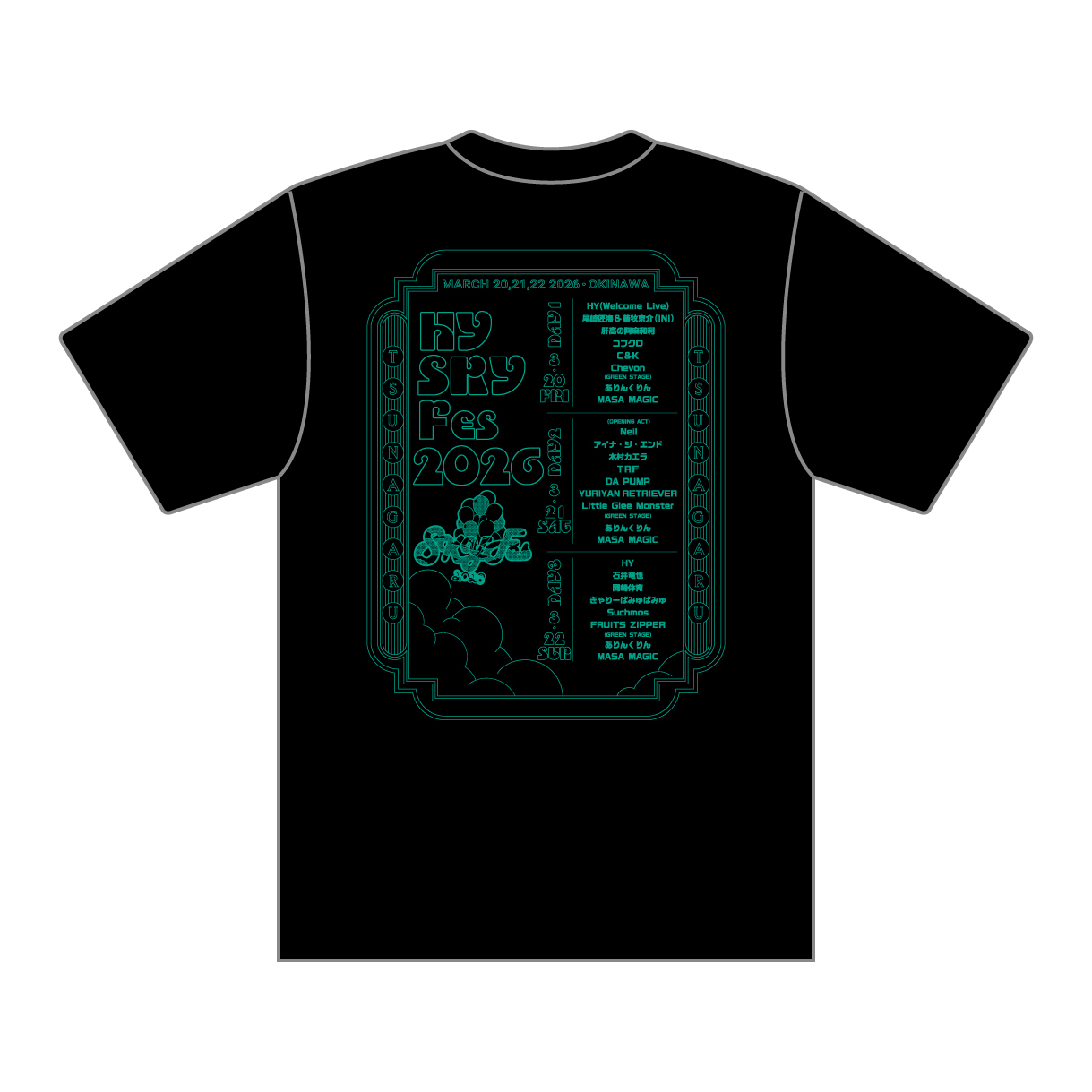 【SKY Fes 2026】SEA WALK Tシャツ（ブラック）