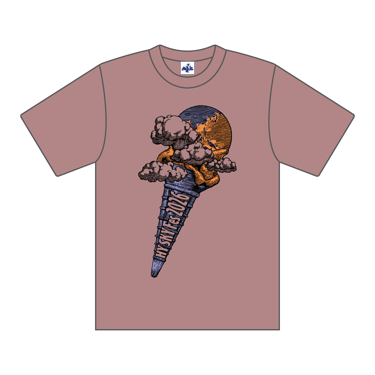 【SKY Fes 2026】Earth Cream Tシャツ（ダスティピンク）