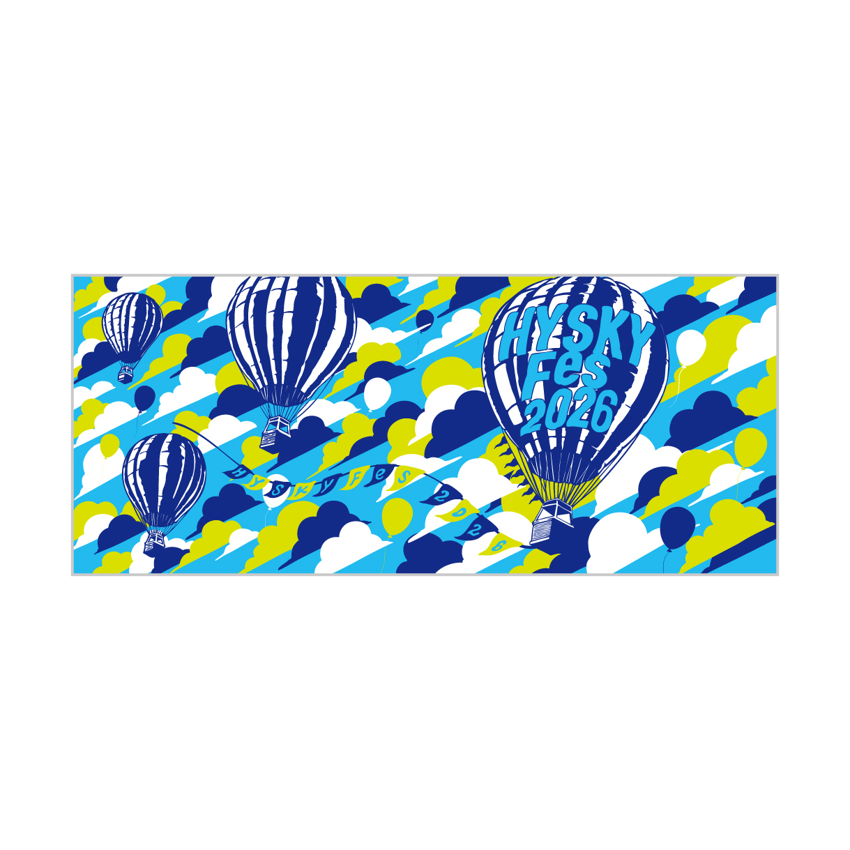 【SKY Fes 2026】BALLOON タオル（ブルー）