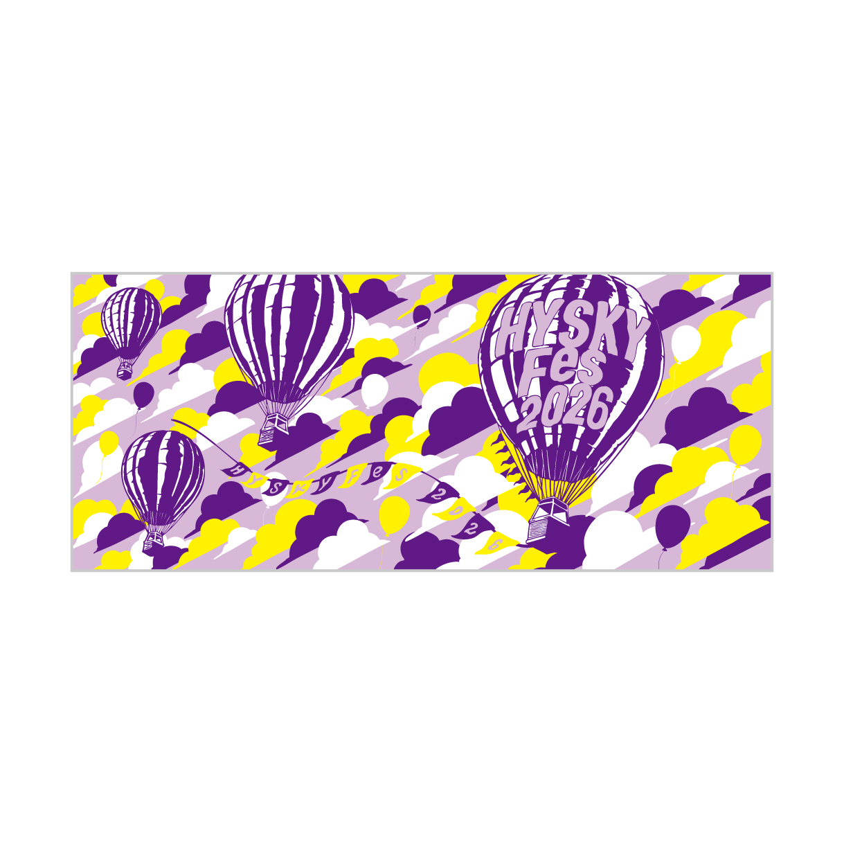 【SKY Fes 2026】BALLOON タオル（パープル）