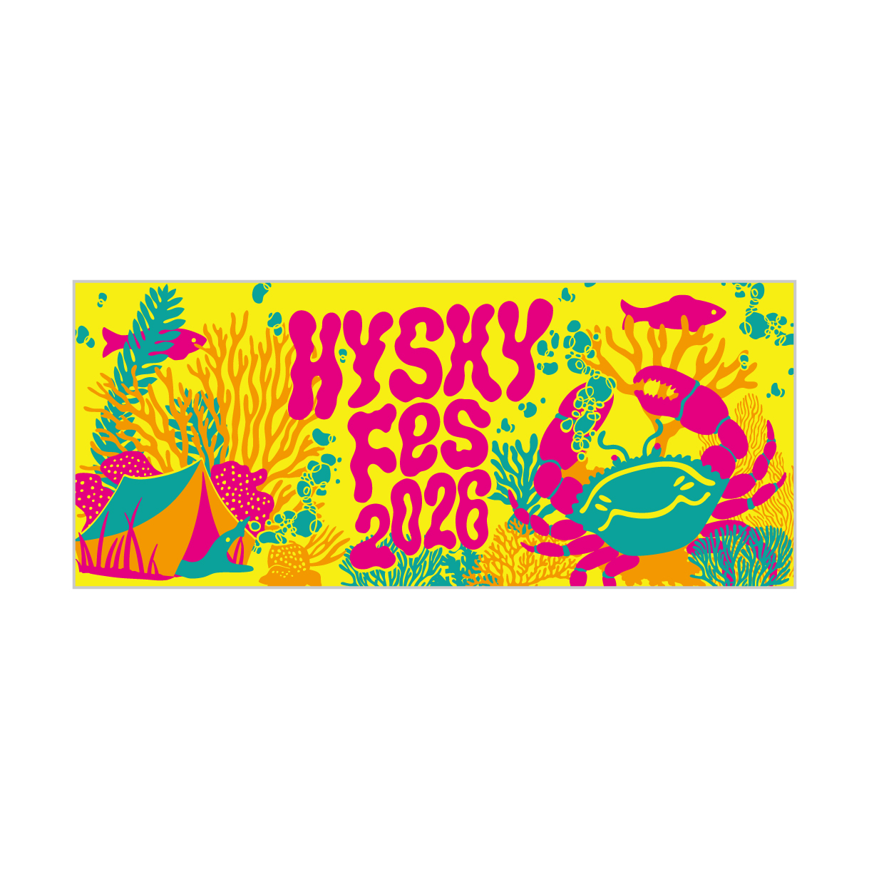 【SKY Fes 2026】SEA WALK タオル（イエロー）