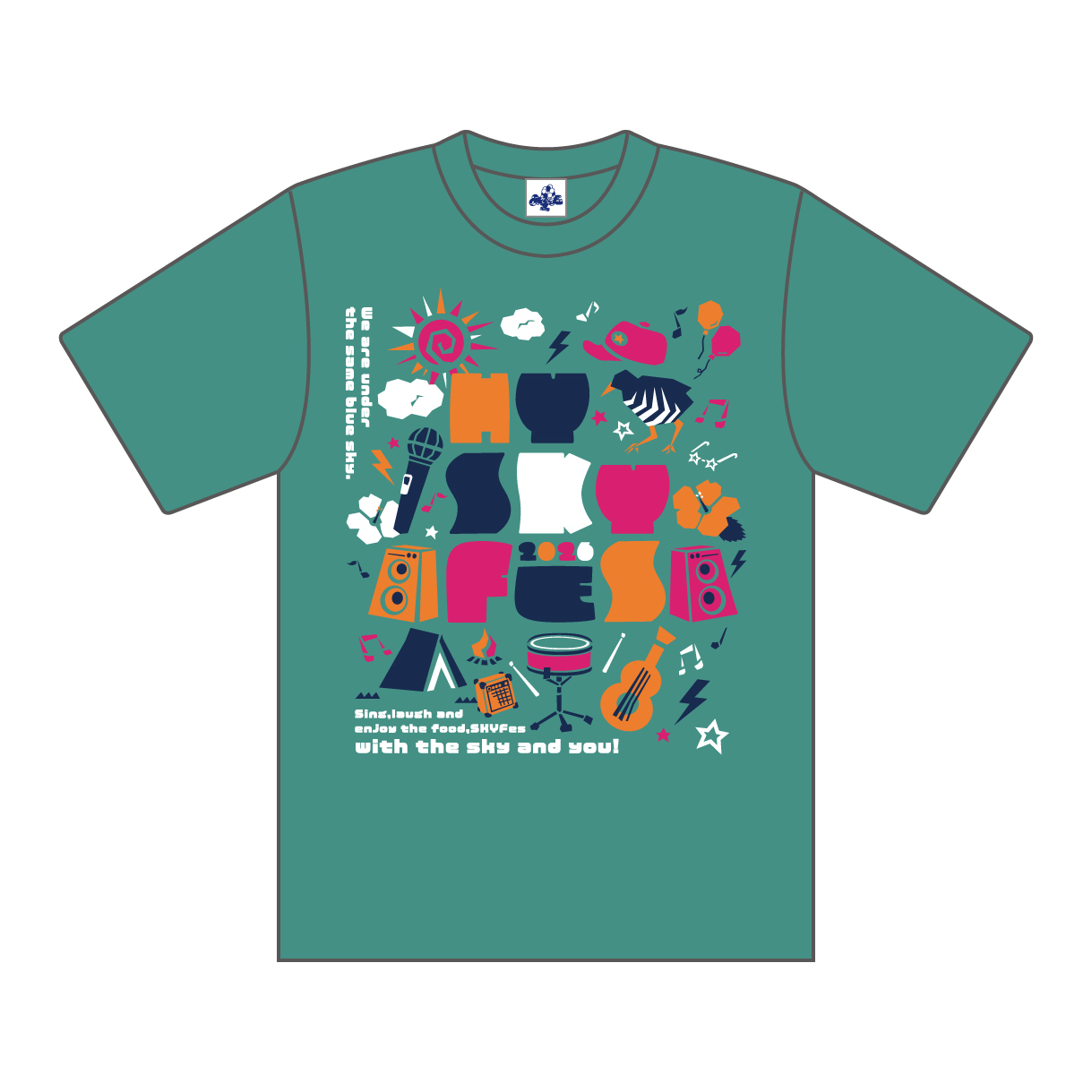 【SKY Fes 2026】Motif Collection  Tシャツ（ヘイジーグリーン）