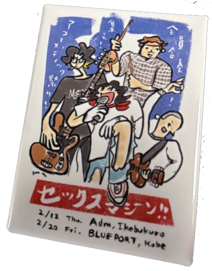 アコースティックワンマン缶バッチ