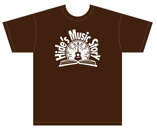 Hide’s Music Story T-shirts（Chocolate）