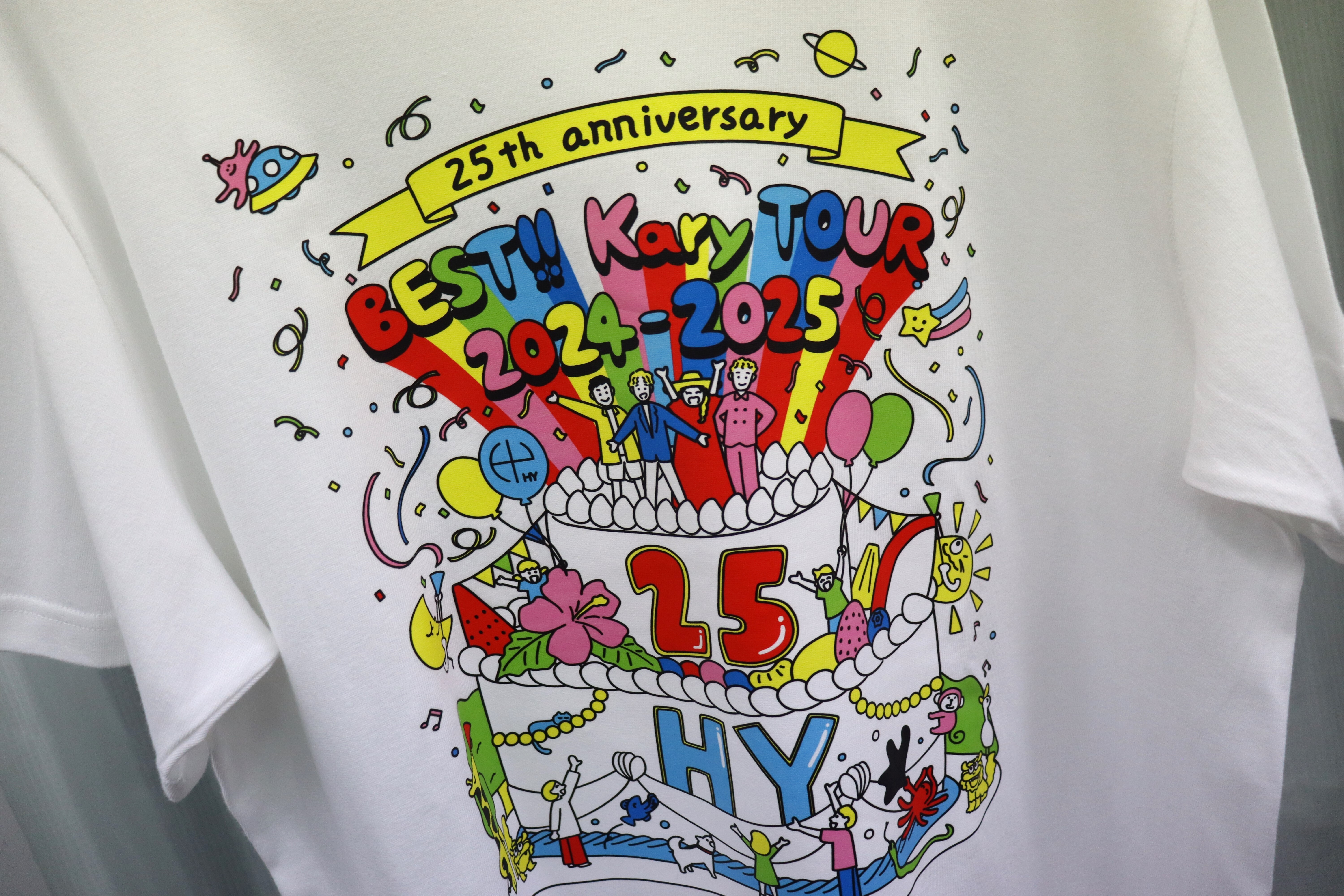 【SALE】Kary Tour バースデーケーキ Tシャツ（ホワイト）