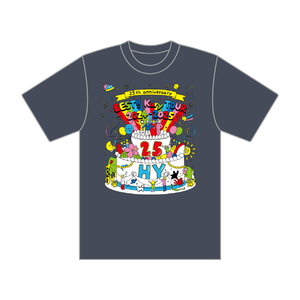 【SALE】Kary Tour バースデーケーキ ケーキ Tシャツ（ネイビー）