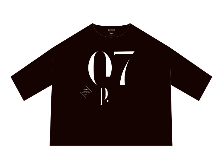 Oversize 9/10 length tee“opus7”