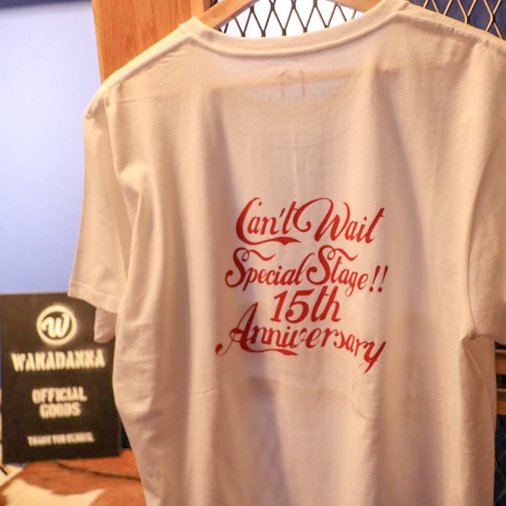 【数量限定】第二弾!!15th anniversaryメッセージ Tシャツ