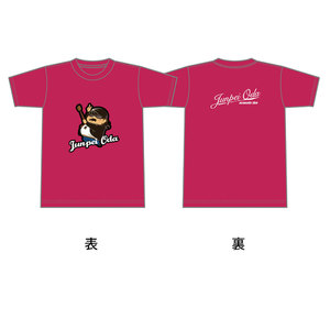 小田純平フルカラーフロントイラストTシャツ（ポケットなし）ピンク