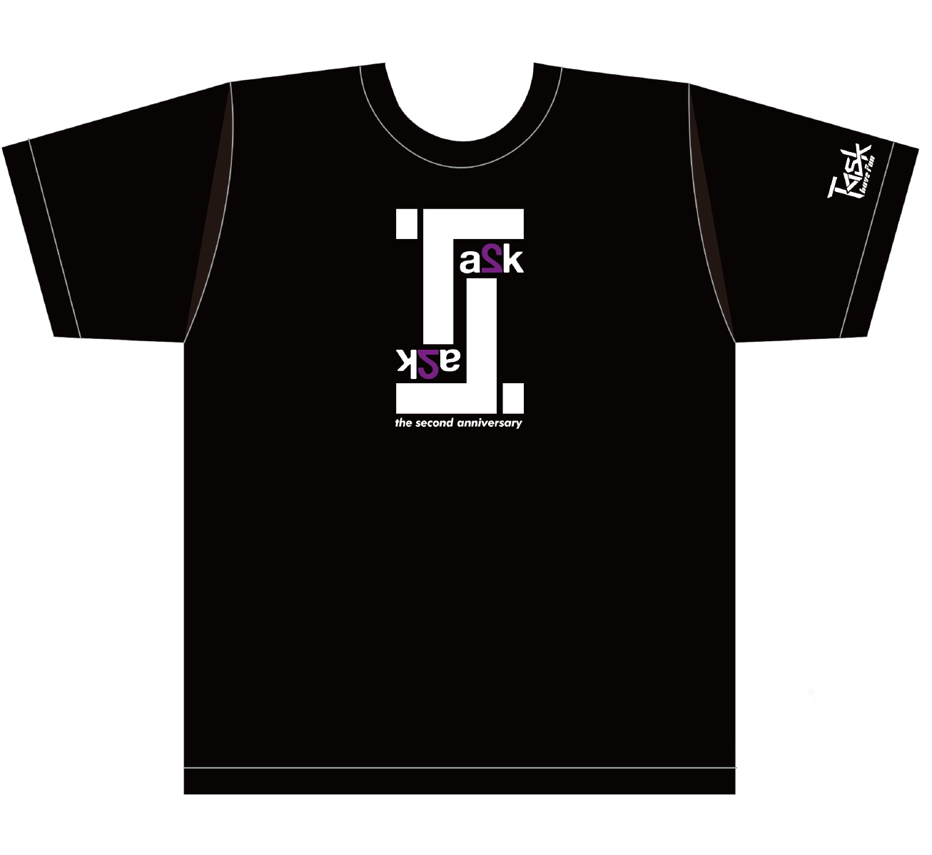 結成2周年記念東名阪ツアーTシャツ(BLACK)