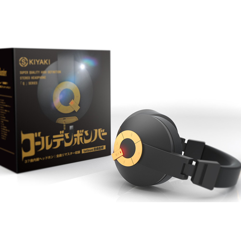 音源内蔵型高音質ステレオヘッドホン「Q」