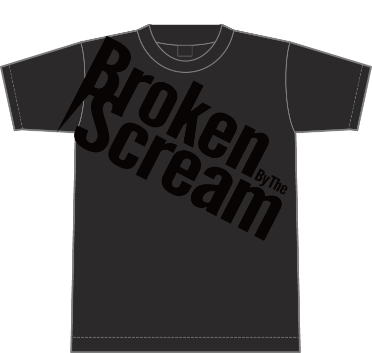 Black Black Tシャツ 通販分にて販売終了 Broken By The Scream