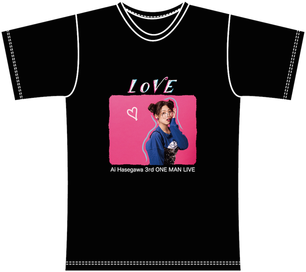 Ai Hasegawa 3rd ONE MAN LIVE 開催記念 / ファンクラブ会員限定Tシャツ