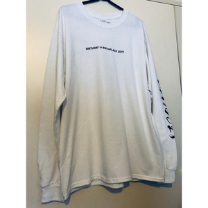 13th Anniversary Long T-Shirt / WHITE