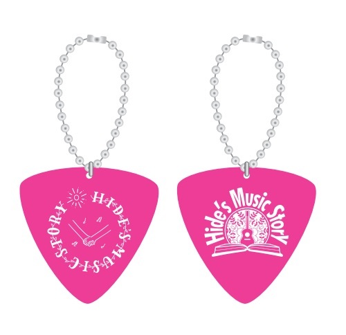 Hide's Music Story ピックキーホルダー pink | HY