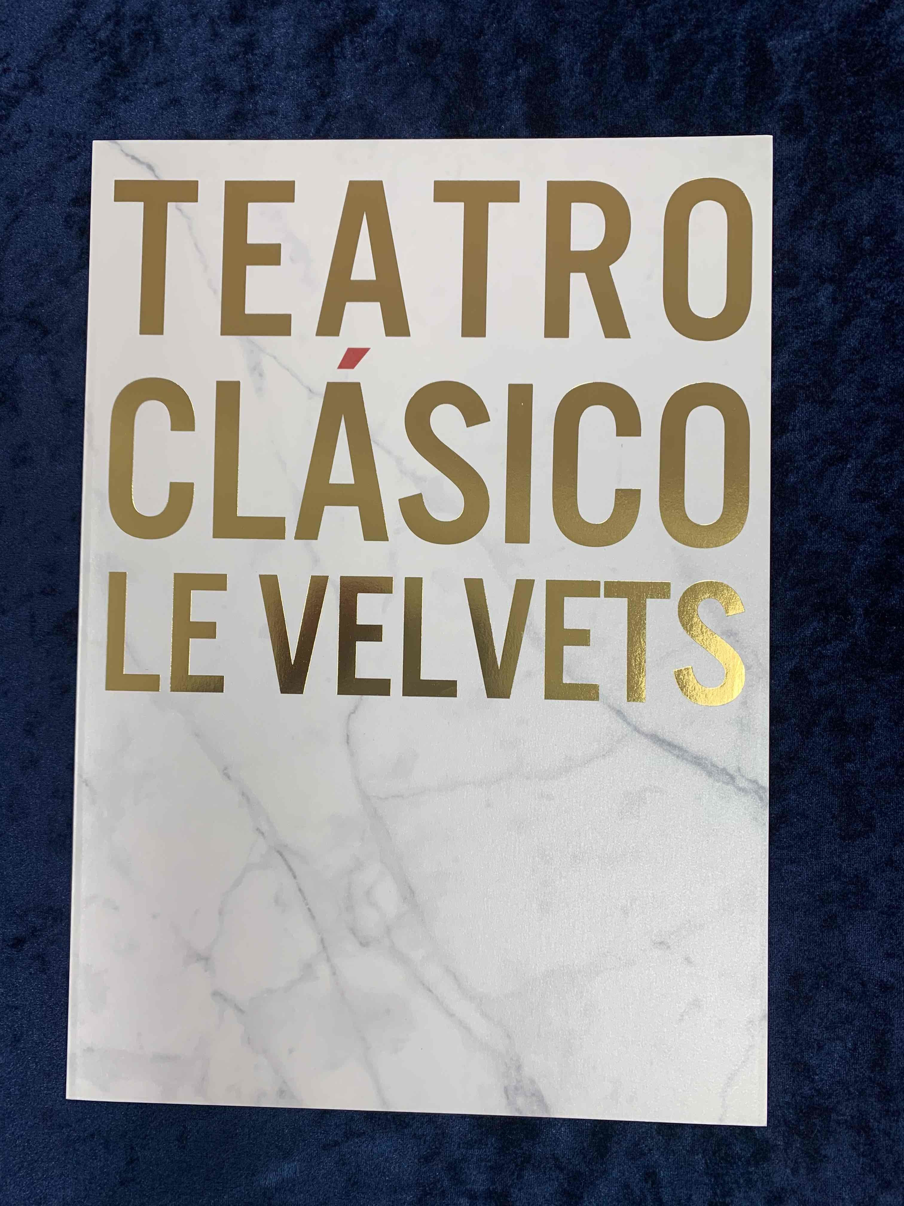 LE VELVETS コンサート 2018「TEATRO CLASICO」ツアーパンフレット