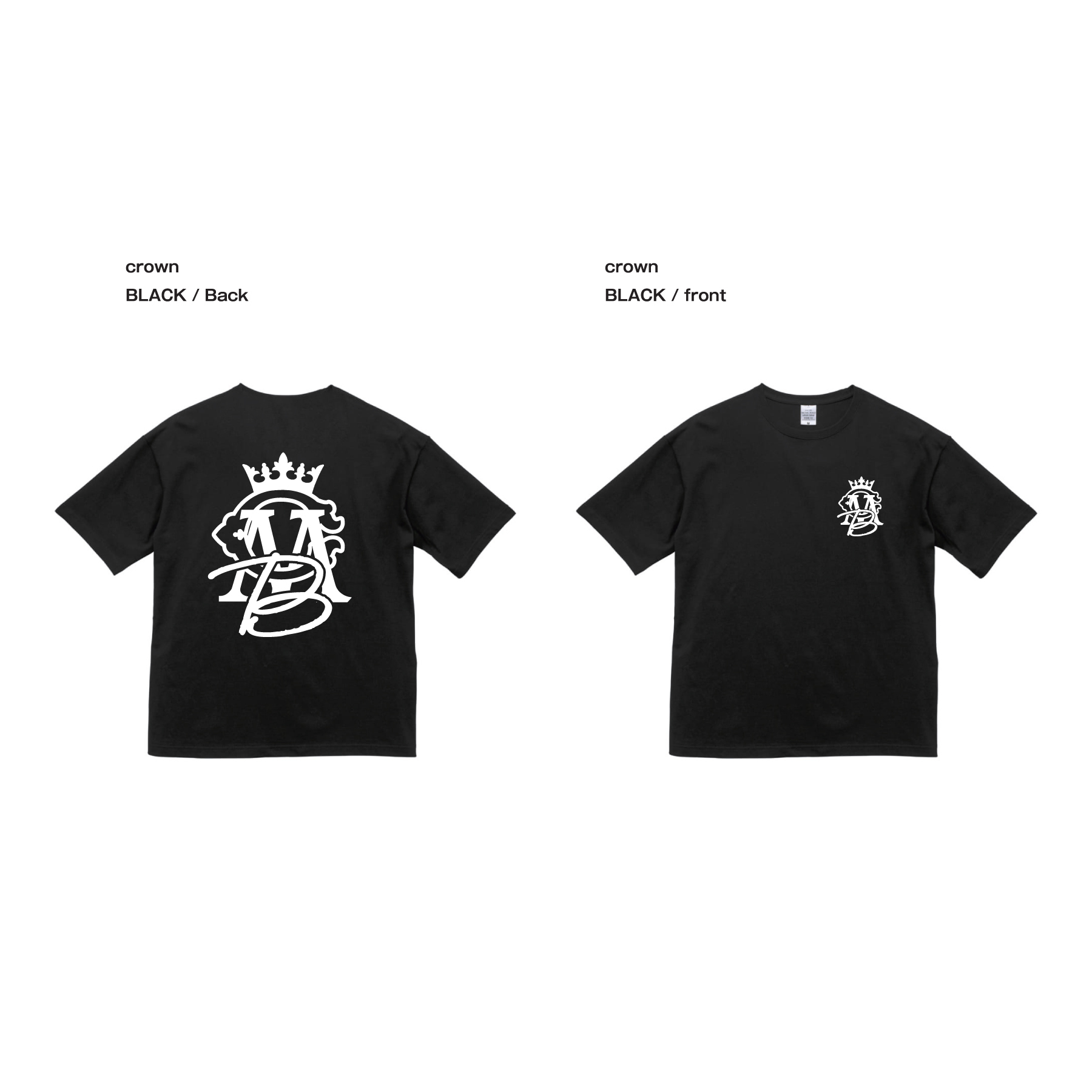 CMB CROWN Tシャツ / ブラック