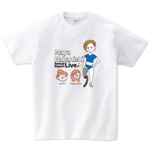 中西麻耶×NakamuraEmi×HIPPY 応援オリジナルTシャツ（ホワイト）