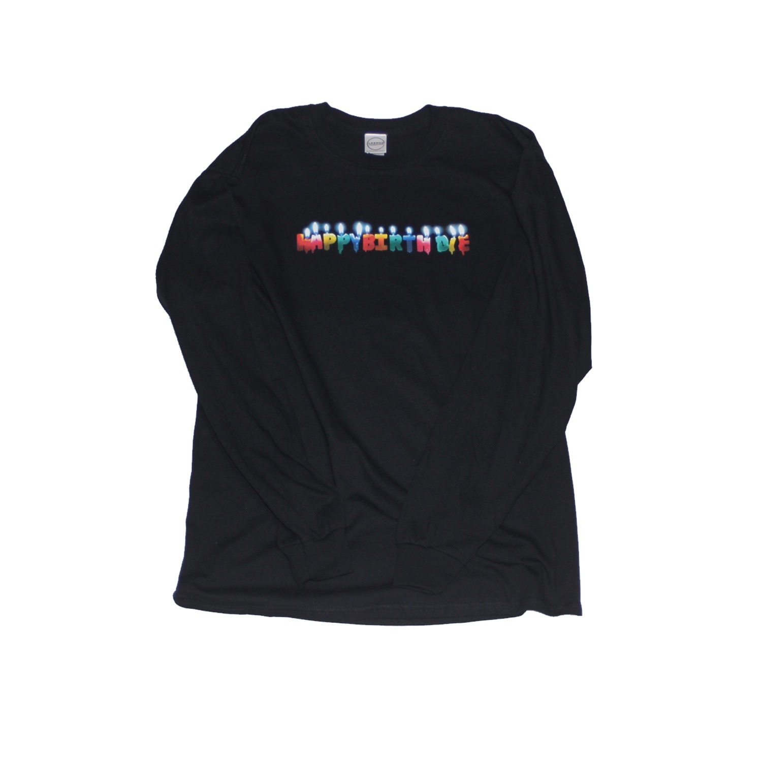 Candle Long Sleeve T-Shirt (BLACK)