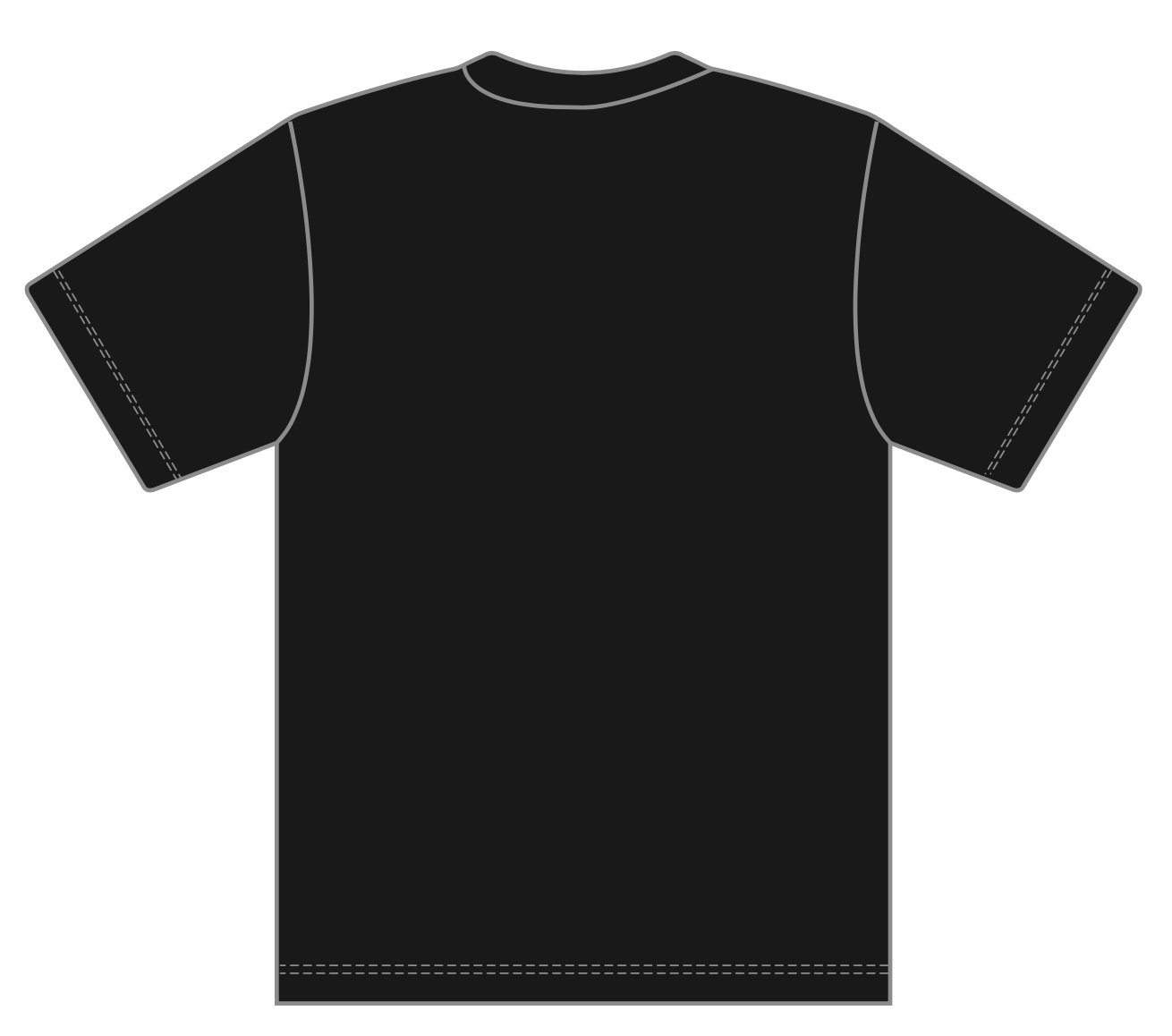 HANAEMI リース Tシャツ（BLACK）