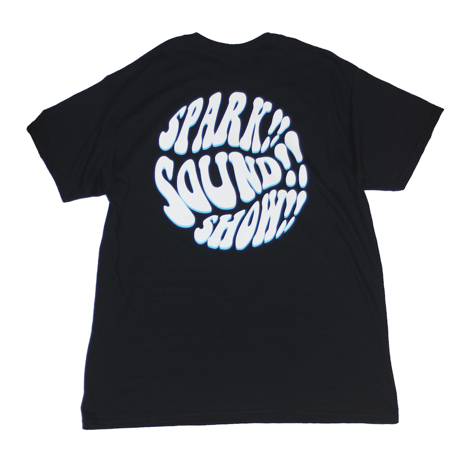 Psychedelic Logo TEE(ブラック)